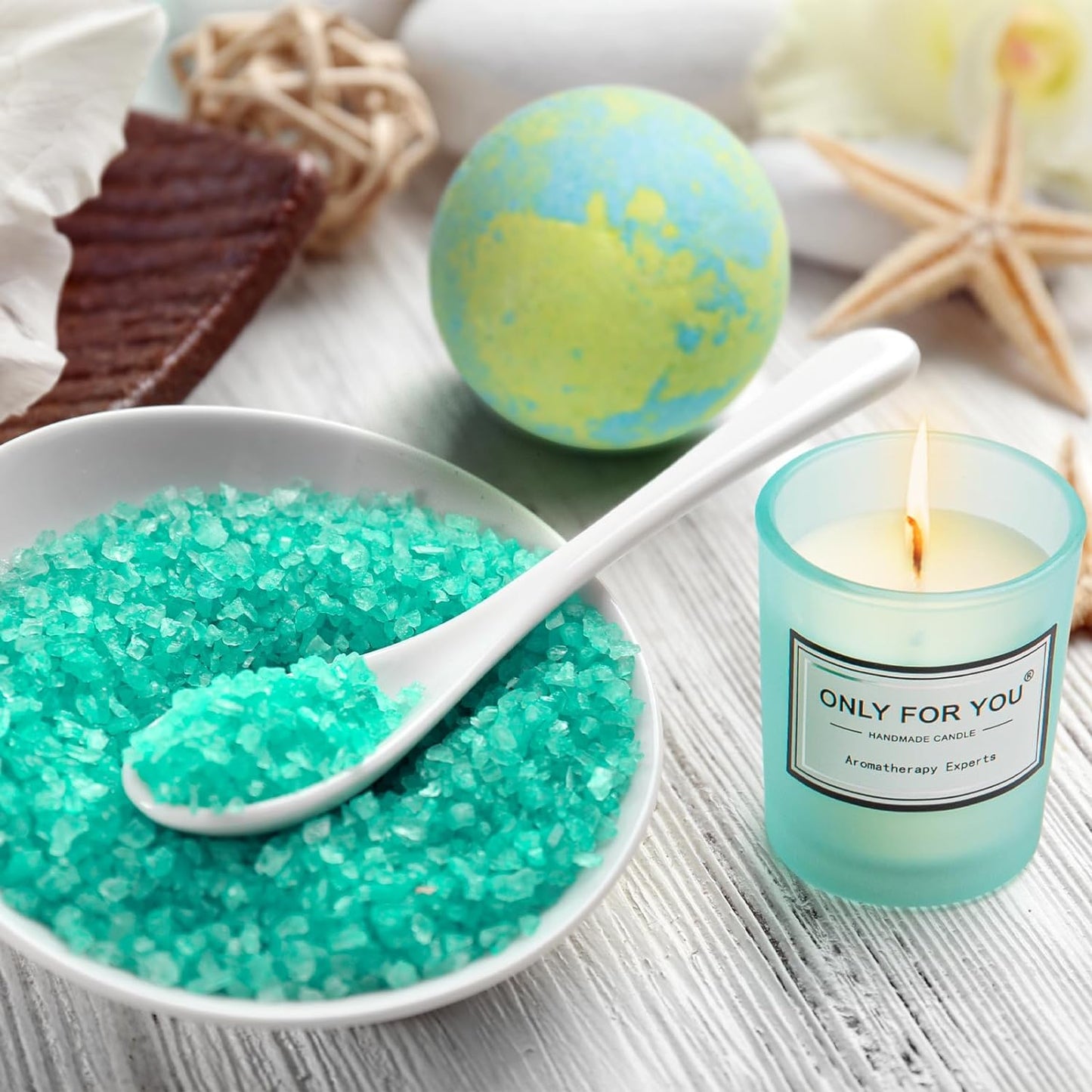 Birthday Gifts for Women Sister Mom - Relaxing Spa Basket Self Care Set, Present for Wife Best Friend Coworker, Valentines Mothers Day Christmas Anniversary, Unique Gift Ideas for Friendship