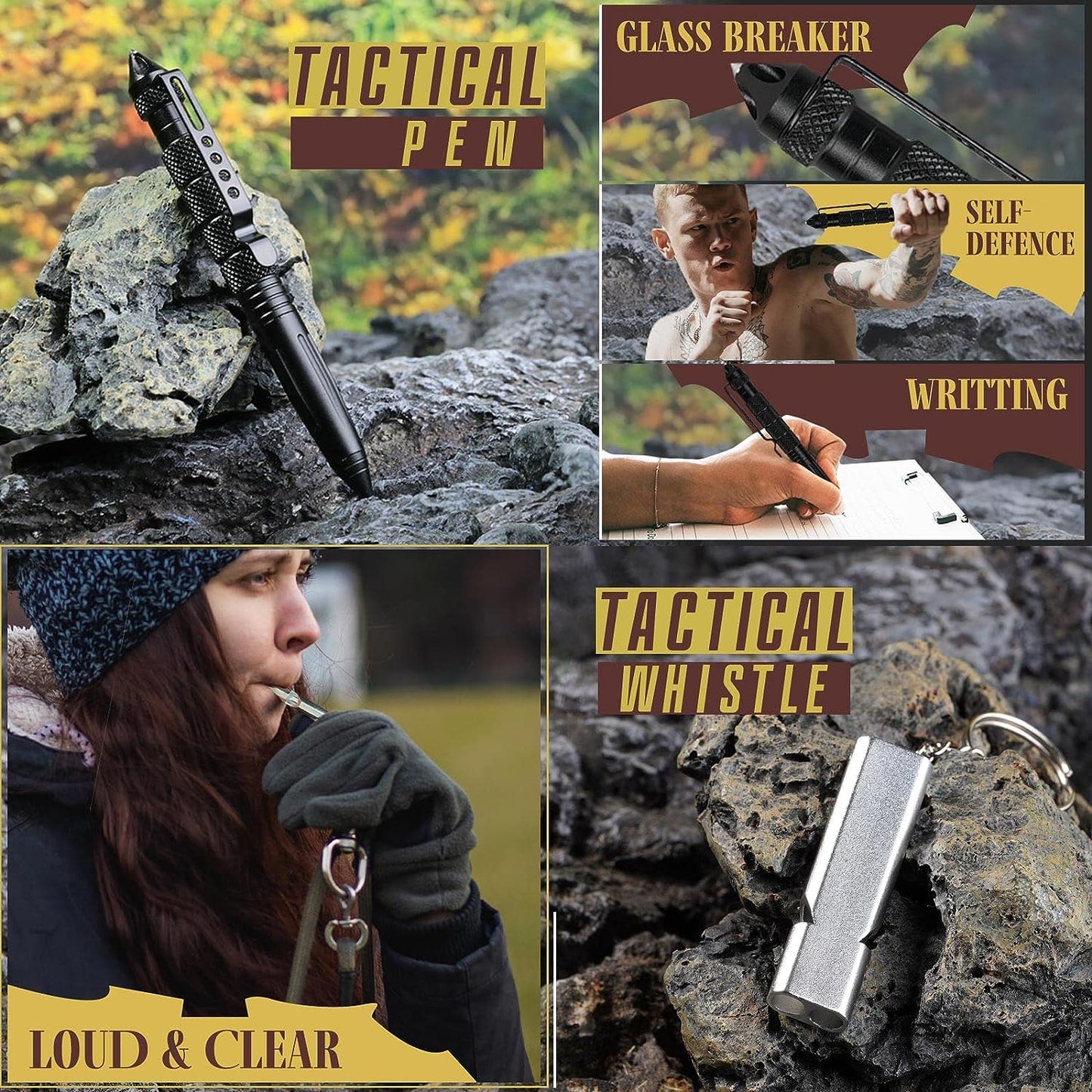 Gifts for Men Husband Dad  Survival Kit, Emergency Survival Gear