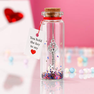 I Love You Romantic Gift for Boyfriend or Girlfriend Anniversary Gift for  Wife or Husband Cute Present for Him or Her Heart in a Bottle 