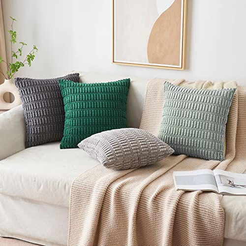 Pack of 2 Decorative Fall Throw Pillow Covers 18x18 Inch Pillow for Sofa Living Room Couch Bed