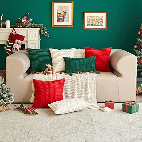 Pack of 2 Decorative Fall Throw Pillow Covers 18x18 Inch Pillow for Sofa Living Room Couch Bed