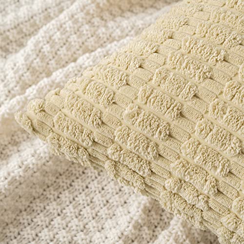 Pack of 2 Decorative Fall Throw Pillow Covers 18x18 Inch Pillow for Sofa Living Room Couch Bed