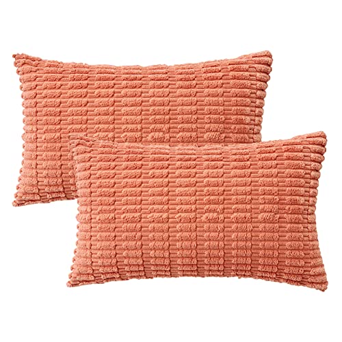 Pack of 2 Decorative Fall Throw Pillow Covers 18x18 Inch Pillow for Sofa Living Room Couch Bed