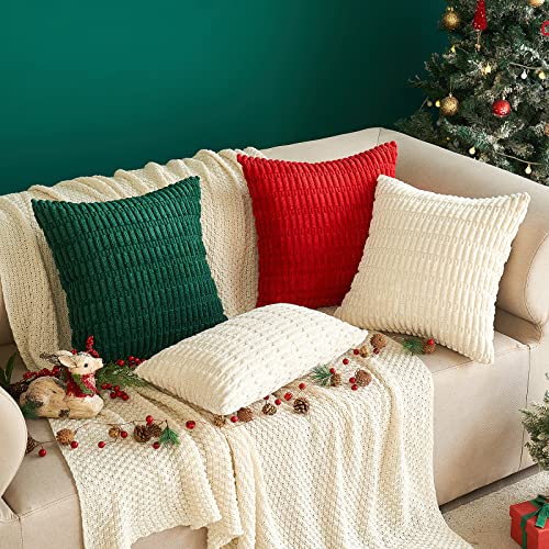 Pack of 2 Decorative Fall Throw Pillow Covers 18x18 Inch Pillow for Sofa Living Room Couch Bed