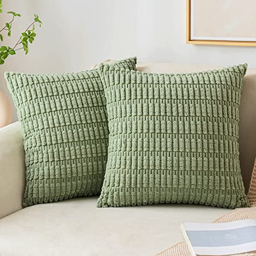 Pack of 2 Decorative Fall Throw Pillow Covers 18x18 Inch Pillow for Sofa Living Room Couch Bed
