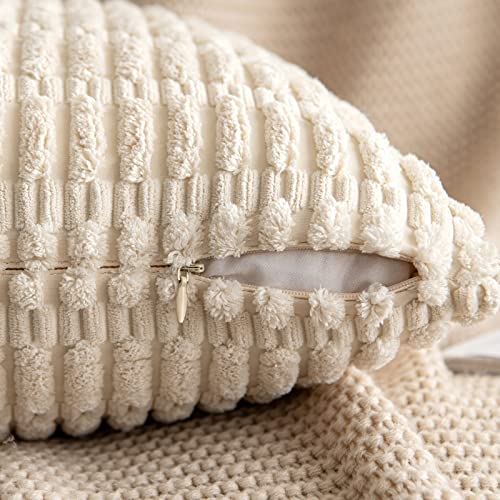 Pack of 2 Decorative Fall Throw Pillow Covers 18x18 Inch Pillow for Sofa Living Room Couch Bed