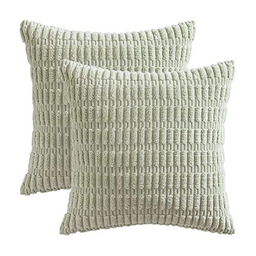 Pack of 2 Decorative Fall Throw Pillow Covers 18x18 Inch Pillow for Sofa Living Room Couch Bed