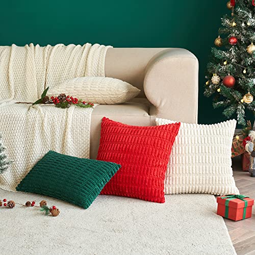 Pack of 2 Decorative Fall Throw Pillow Covers 18x18 Inch Pillow for Sofa Living Room Couch Bed