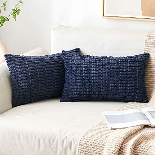 Pack of 2 Decorative Fall Throw Pillow Covers 18x18 Inch Pillow for Sofa Living Room Couch Bed