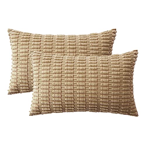 Pack of 2 Decorative Fall Throw Pillow Covers 18x18 Inch Pillow for Sofa Living Room Couch Bed