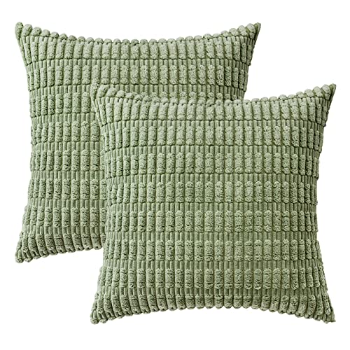 Pack of 2 Decorative Fall Throw Pillow Covers 18x18 Inch Pillow for Sofa Living Room Couch Bed