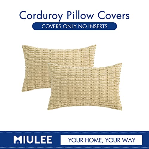 Pack of 2 Decorative Fall Throw Pillow Covers 18x18 Inch Pillow for Sofa Living Room Couch Bed