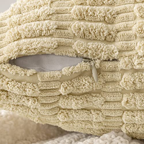 Pack of 2 Decorative Fall Throw Pillow Covers 18x18 Inch Pillow for Sofa Living Room Couch Bed