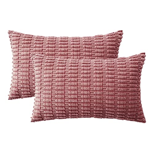 Pack of 2 Decorative Fall Throw Pillow Covers 18x18 Inch Pillow for Sofa Living Room Couch Bed