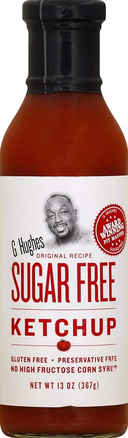 G Hughes Sugar Free Ketchup, 13 oz, Set of 3