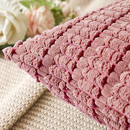 Pack of 2 Decorative Fall Throw Pillow Covers 18x18 Inch Pillow for Sofa Living Room Couch Bed