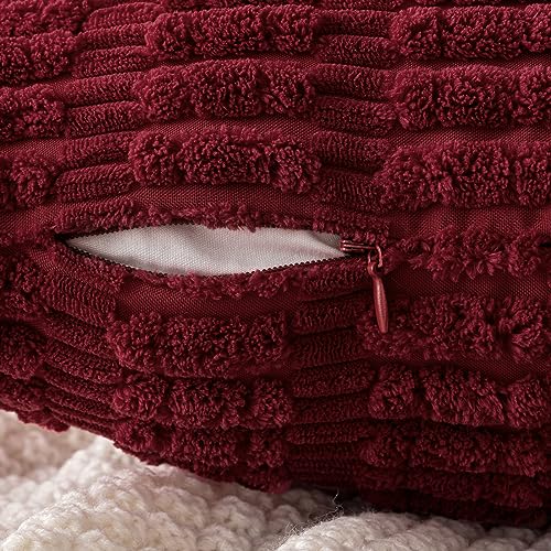 Pack of 2 Decorative Fall Throw Pillow Covers 18x18 Inch Pillow for Sofa Living Room Couch Bed