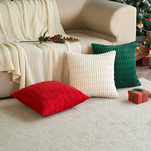 Pack of 2 Decorative Fall Throw Pillow Covers 18x18 Inch Pillow for Sofa Living Room Couch Bed