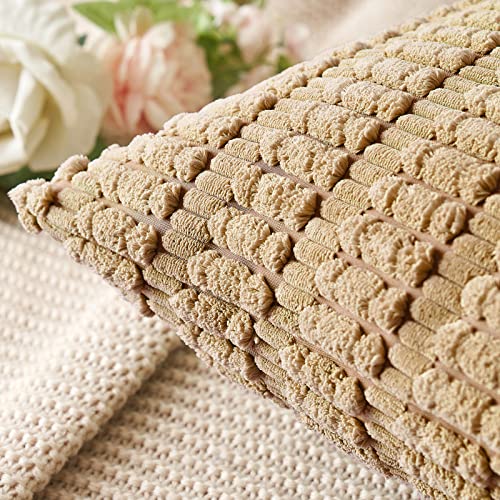 Pack of 2 Decorative Fall Throw Pillow Covers 18x18 Inch Pillow for Sofa Living Room Couch Bed