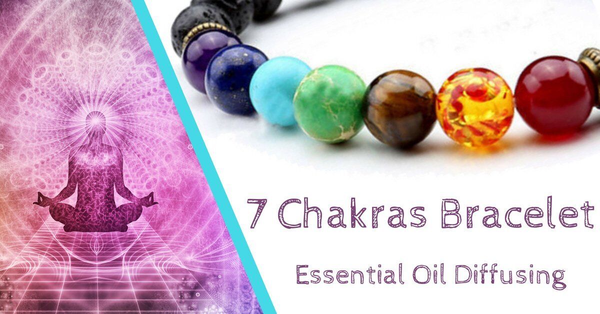 Bracelet Chakra Healing Beads Natural Lava Stone 8mm Reiki 7 Gemstone Beaded