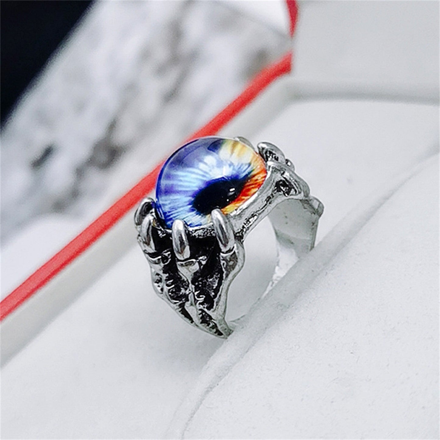 Stainless Steel Punk Devil Skull Ring for Men/Women