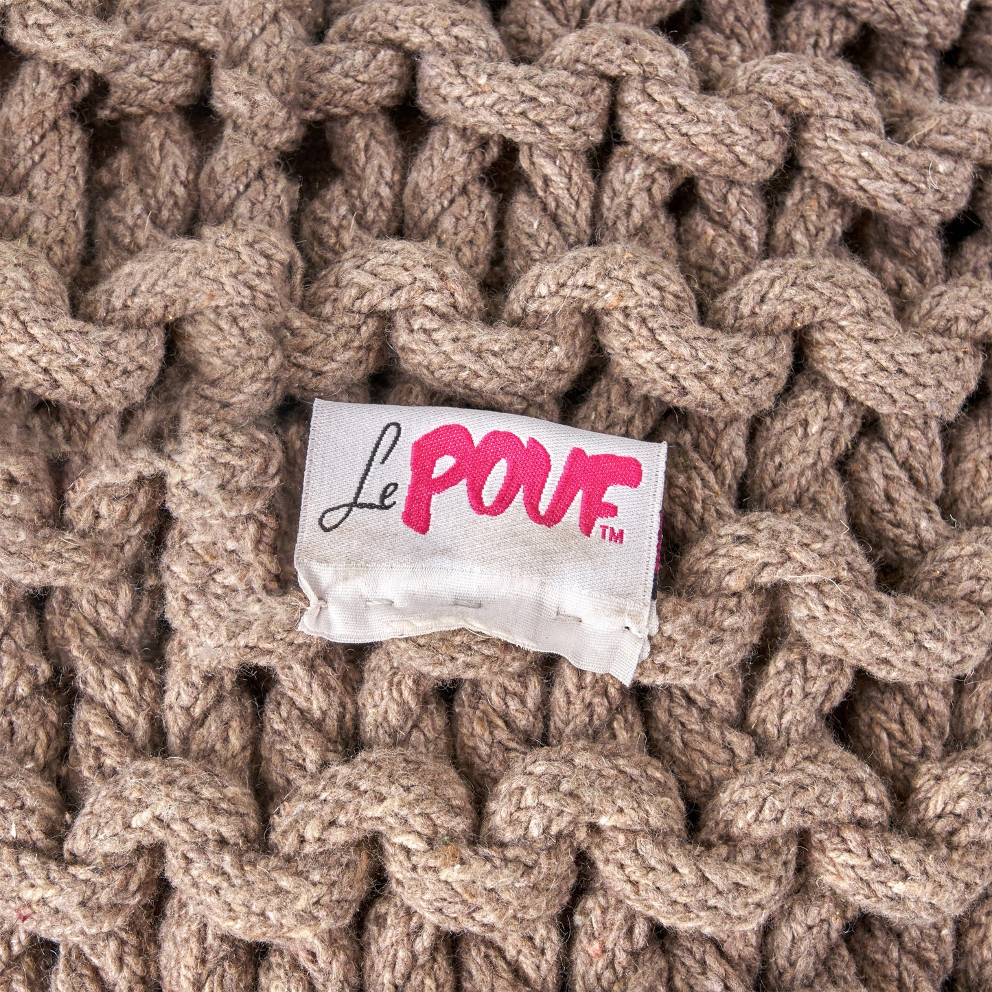 Indoor Bohemian Handcrafted Modern Cotton Ottoman Pouf