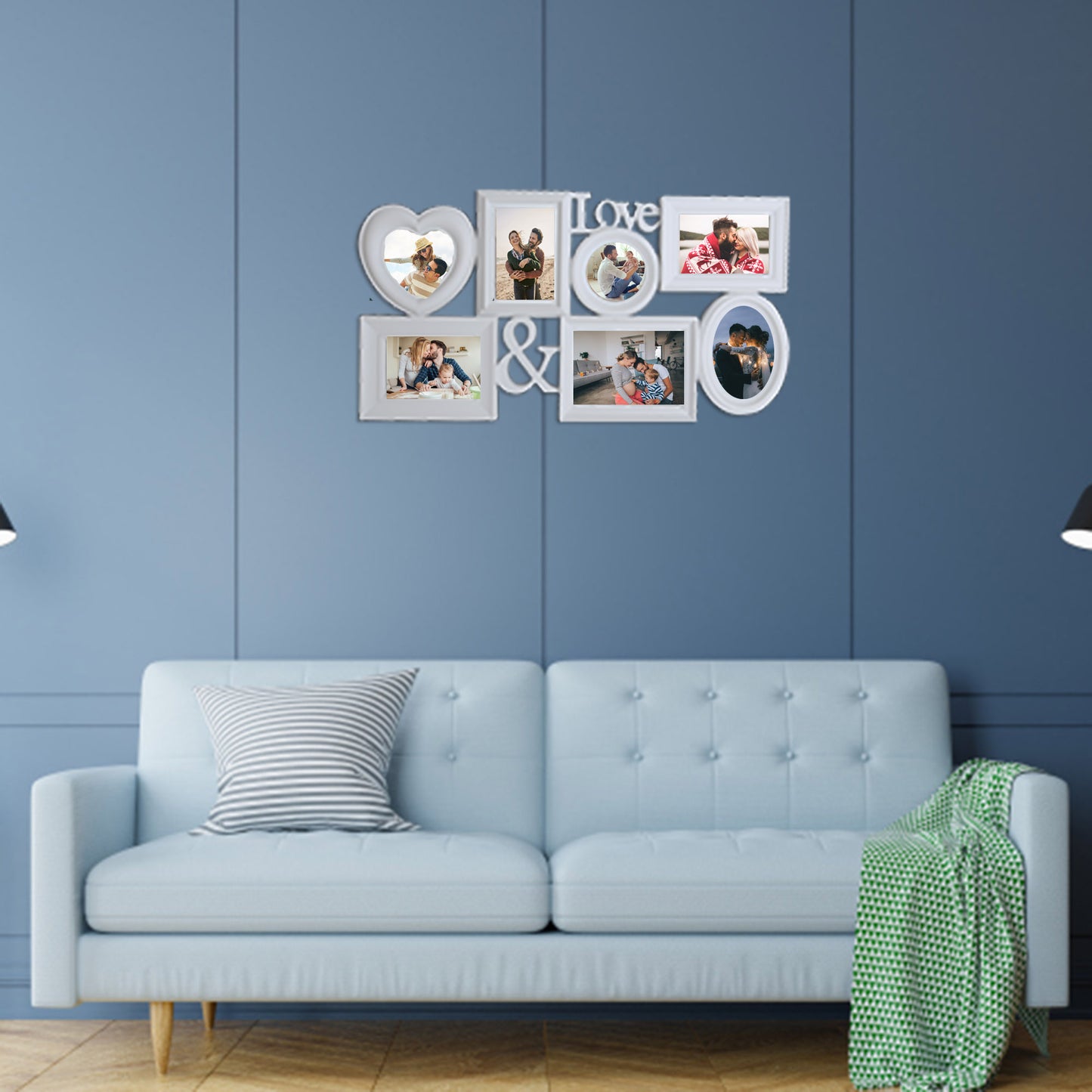 Wall Mounted Frames, White for Home Decoration