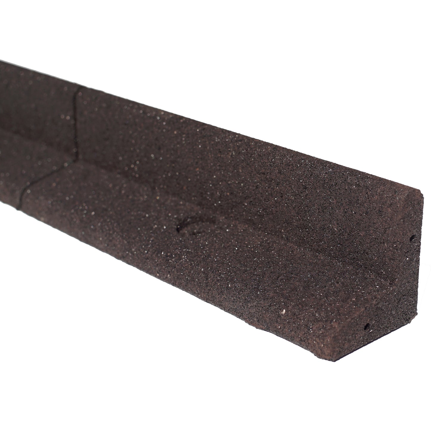 3" x 48" Black Rubber No Dig Landscape Garden Border Edging (Pack 6)