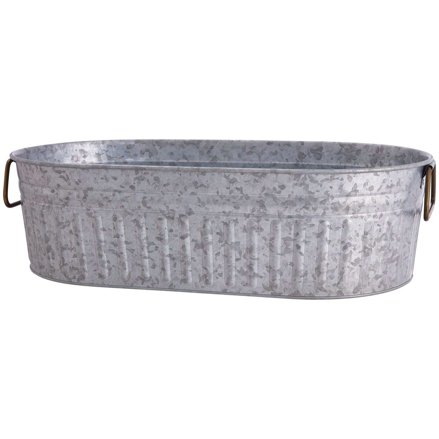 Galvanized Oval Tub, 20.27IN