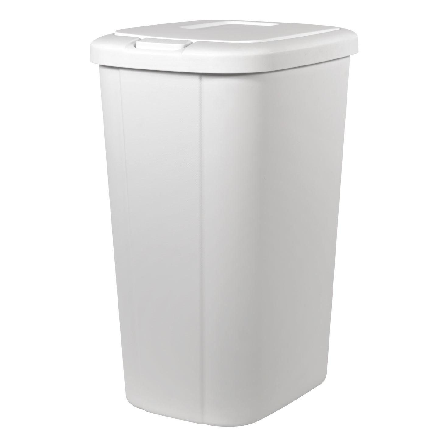 13.3 gal Touch Top Lid Plastic Kitchen Trash Can