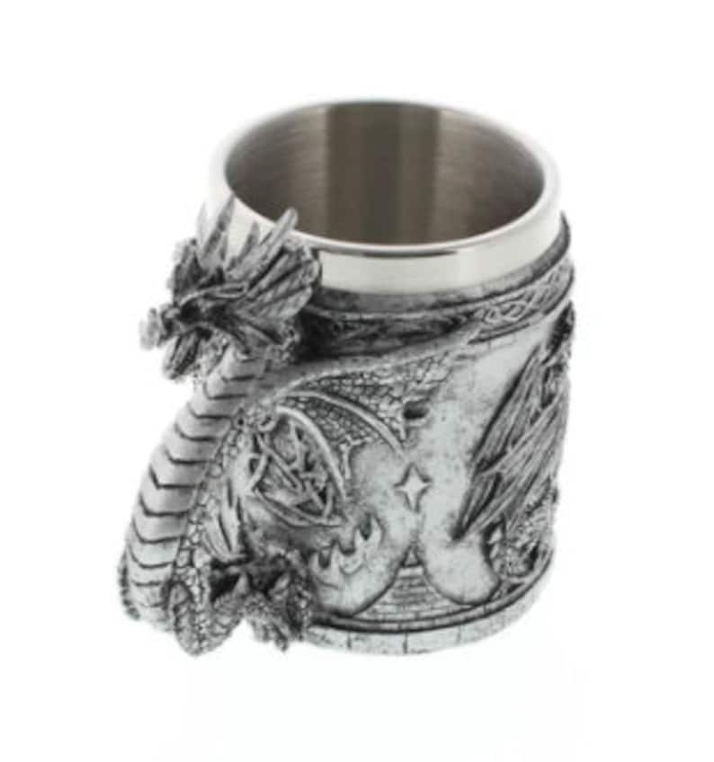 Celtic Dragon Mug, Detailed Unique Beer Coffee Cup