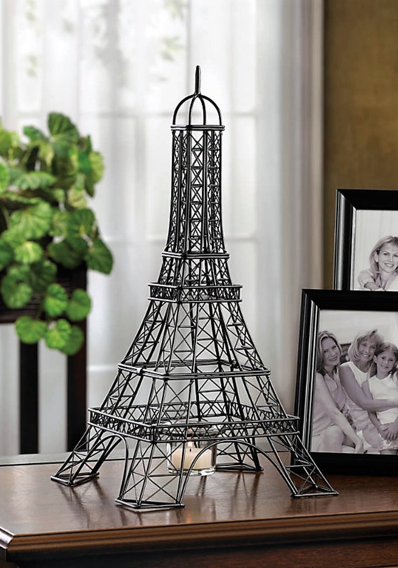 Eiffel Tower Statue Candle Holder for Home Decoration