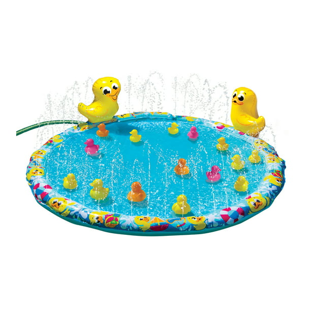 Duck Splash 48" Outdoor Summer Water Play Mat for Kids