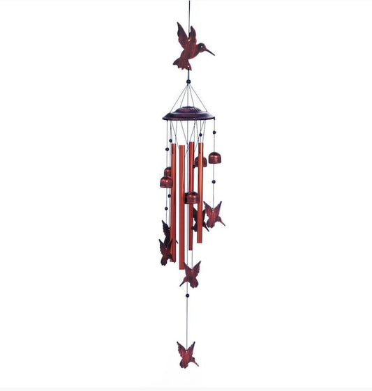 Fluttering Hummingbirds With Long Chimes And Small Bells