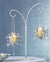 17" Crystal Mini Chandelier, Votive Stand & Candle Holder for Home Decoration