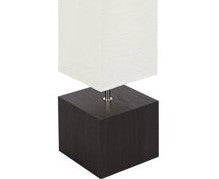 Rice Paper Floor Lamp Dark Wood Base,Bulb Included with Paper Material Shade