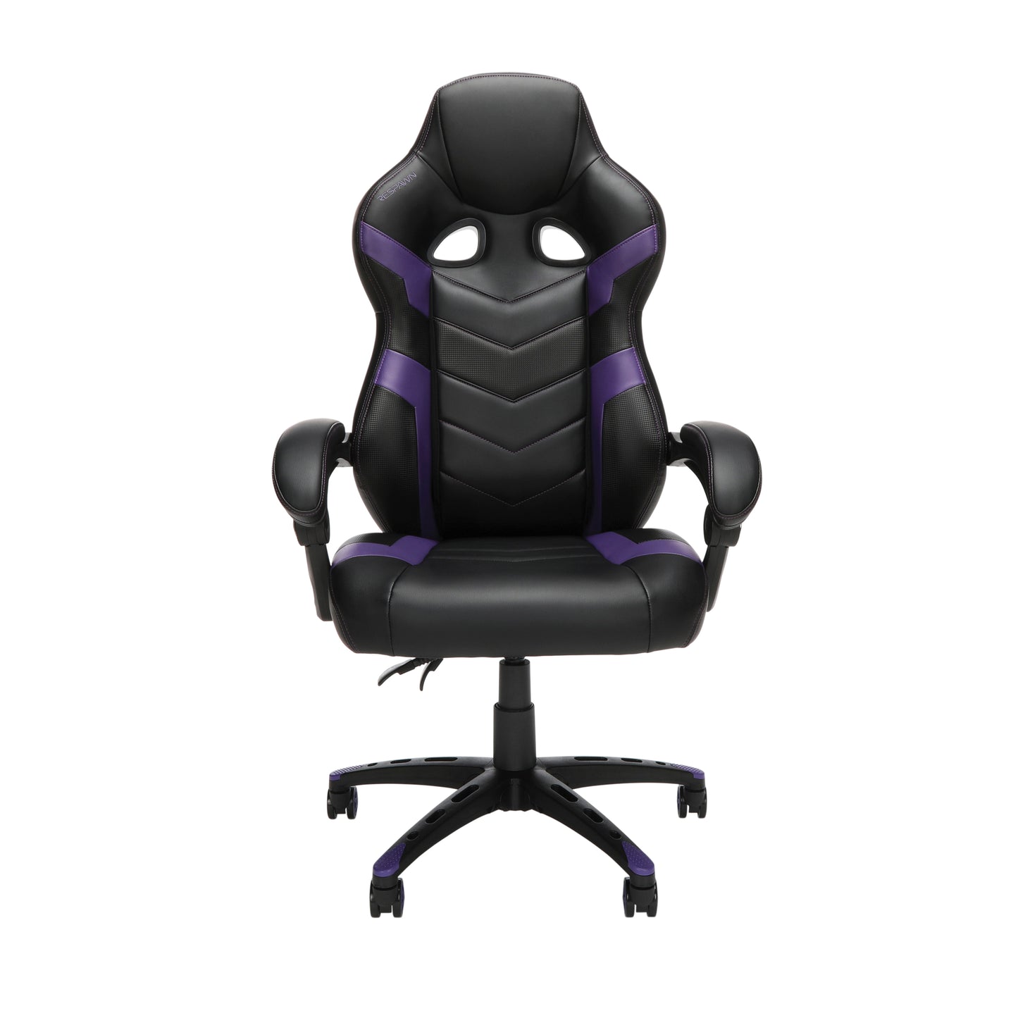 Bonded Leather Racing Style Gaming Chair, Reclining Chair, Purple