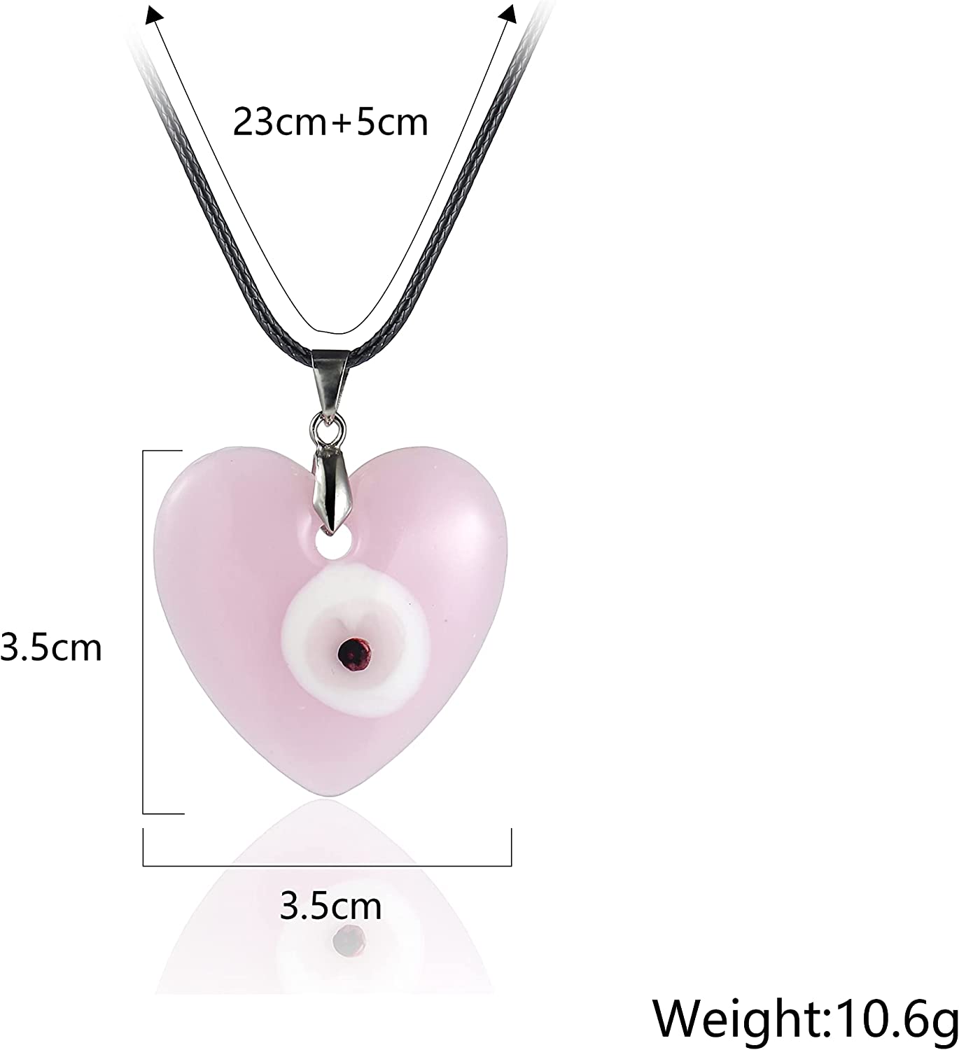 Evil Eye Pendant Necklace for Couples