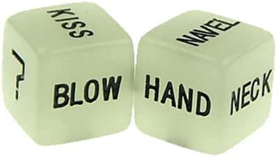 Glow in The Dark Love Dice- for Couple, Anniversary, Valentines Day, Gift for Him,Her, Husband,Wife