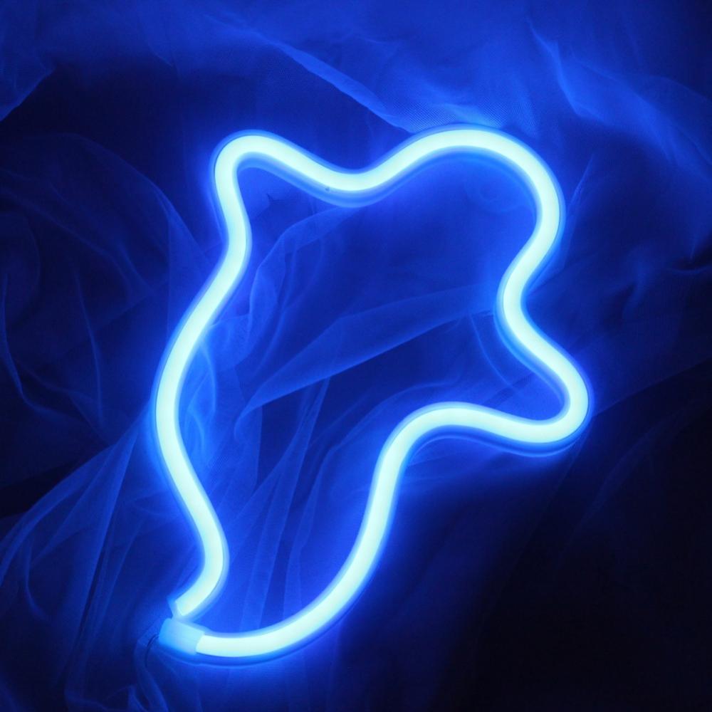 Ghost Neon Light Wall Decor