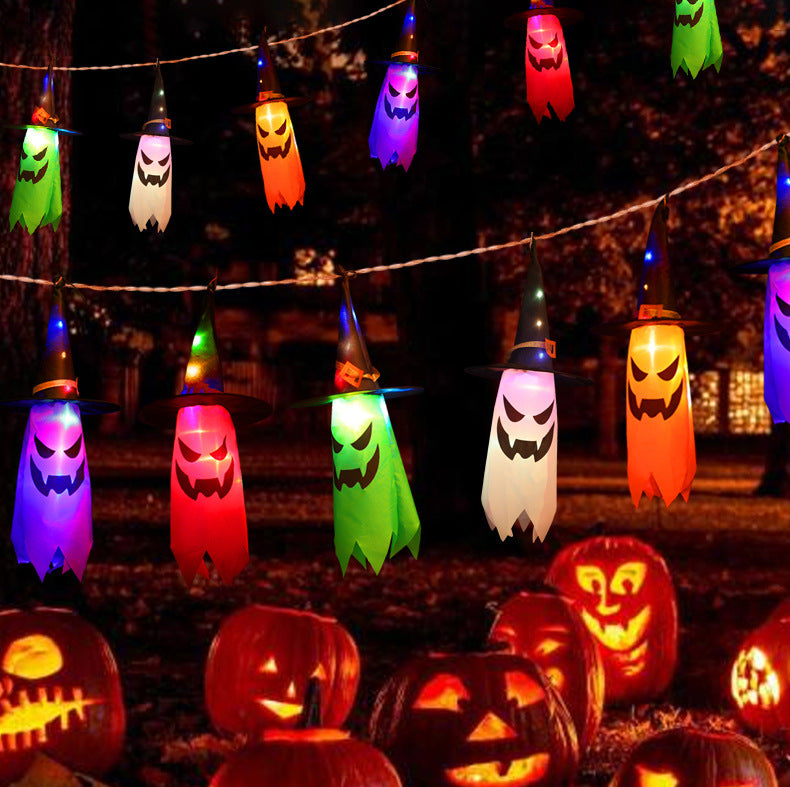 Pumpkin/Ghost String Lights  Halloween Decorations