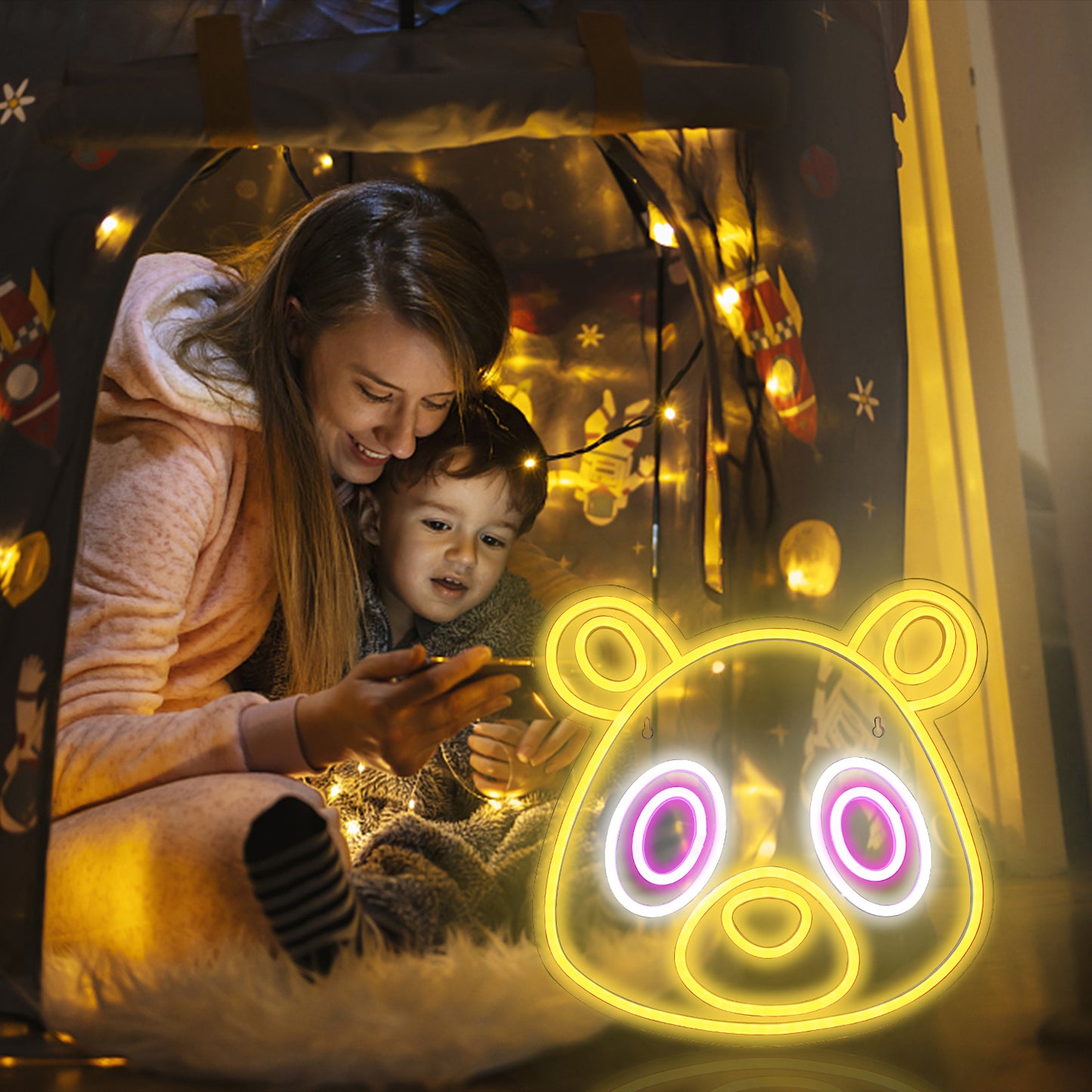 Bear Neon Light for Home Decoration