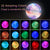 Moon Lamp, Night Light,16 Colors Galaxy Lamp 3D Printing w/ Stand 4.8inch