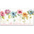 "Rainbow Seeds Loose Floral V" Canvas Art Home Decoration