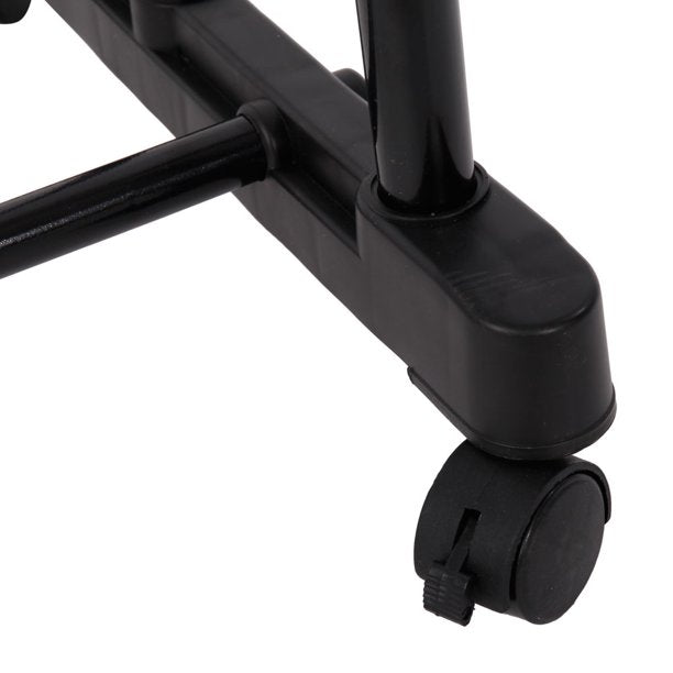 Adjustable Double Rod Garment Rack Rolling Bar -for Clothes Hanger Shoes