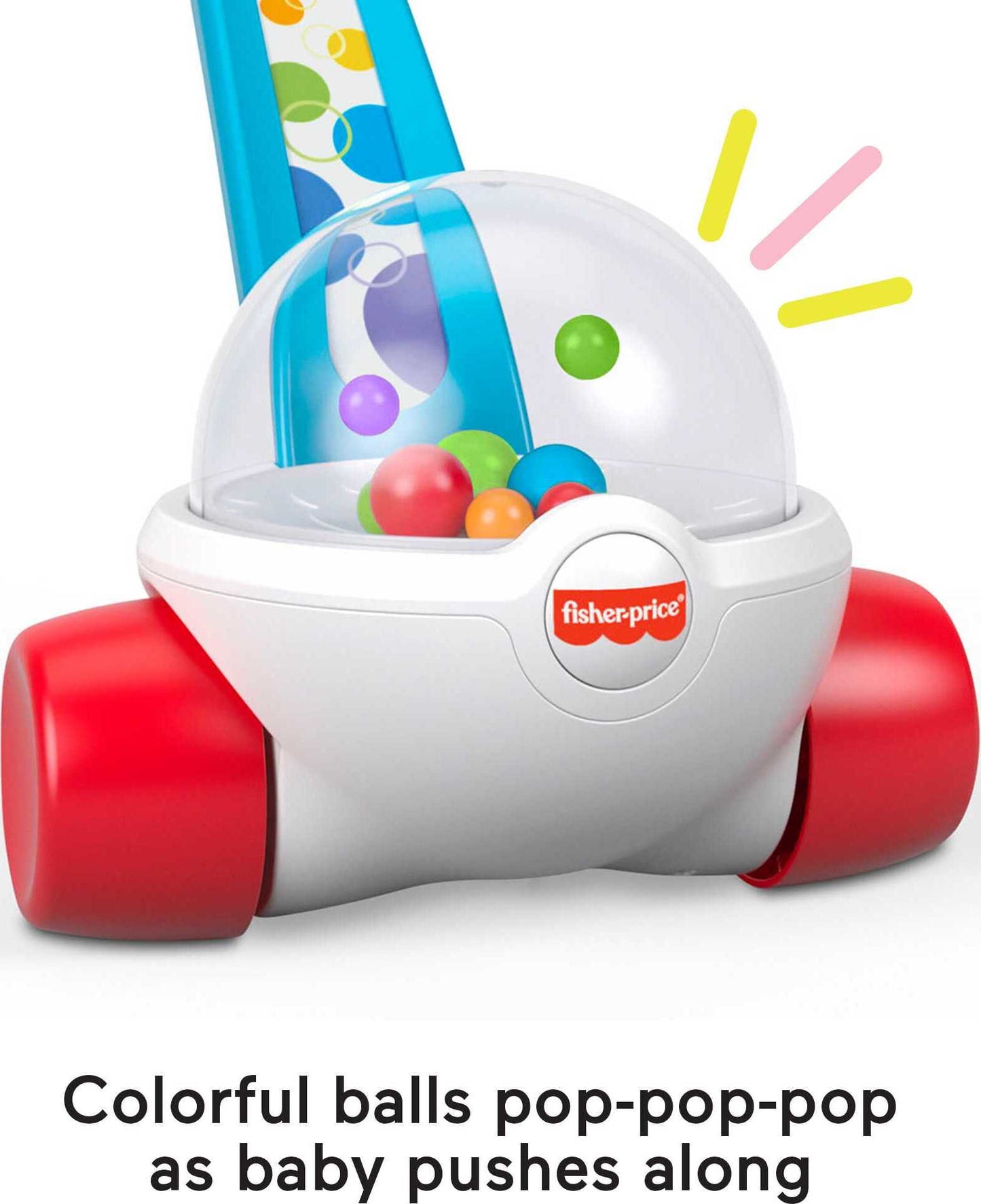 Classic Corn Popper Infant Push-Along Toy