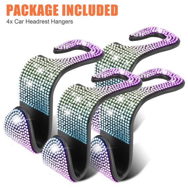 2 Pieces Pack Universal Car Back Seat Headrest Hanger Holder Hooks For