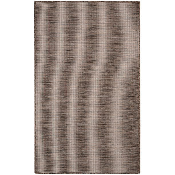 Indoor/Outdoor Modern Solid Natural 3' x 5' Area Rug