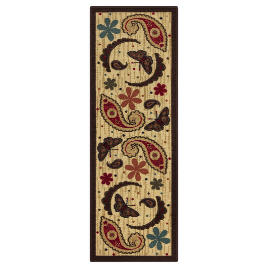 Non-Slip Rubber Back Pair Kitchen Runner Rug, 20" x 59"