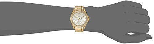 Holiday special! Women's Rhinestone-Accented Gold-Tone Watch